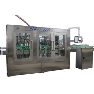 6000BPH automatic glass bottle wine filling machine