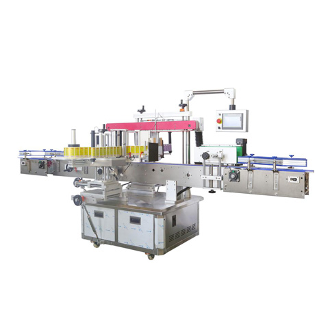 High speed stick labeling machine for double sides