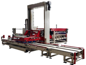 15-20packs/hour automatic pet bottle palletizer machine lower postion type 
